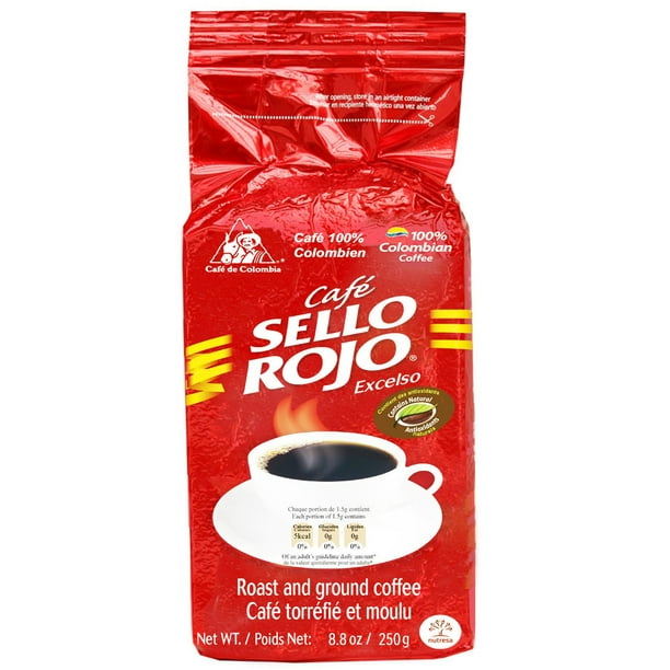 Café torréfié et moulu Sello Rojo