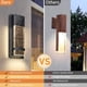 thumbnail image 4 of Lámpara de pared de cristal impermeable para exteriores, lámpara de inducción LED para balcón, pasillo, villa, patio, puerta simple, 4 of 5