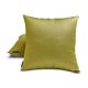 thumbnail image 3 of Funda de almohada lumbar decorativa HomeCentric, color verde oliva, paquete de 2, 30 x 60 cm (12 x 24 pulgadas). Funda de almohada rectangular lisa y lisa de seda artística, estilo moderno liso -, 3 of 5
