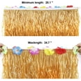 thumbnail image 6 of 8 Pack Hula Skirt Kit for Women Men Hawaiian Luau Party Supplies Grass Skirt Kit, 6 of 8