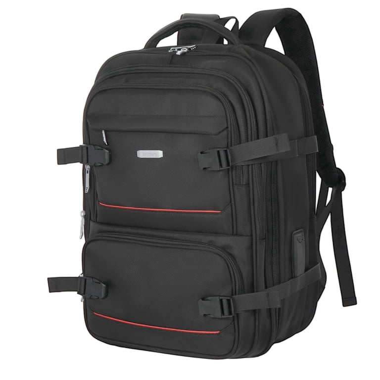 SMICURE 19" Laptop Backpack, Anti-Theft, Black photo 1