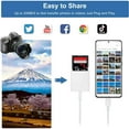 thumbnail image 4 of USB C SD Card Reader for iPhone 15/ iPad /Mac/ Galaxy S23 S24/ Type C Phone Tablet, Portable Photography Memory Card Adapter, Plug and Play, 4 of 6