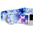 thumbnail image 5 of Country Brook Petz® Premium Watercolor Butterflies Dog Collar and Leash, Small, 5 of 6