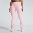 thumbnail image 2 of MKLEKYY Leggings deportivos mujer Pantalones de yoga para mujer Leggings acampanados para correr Fitness y ropa deportiva versátil y cómoda para uso diario, 2 of 5