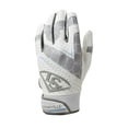 thumbnail image 2 of Louisville Slugger Adult Genuine V2 Batting Gloves - White, Small, 2 of 4