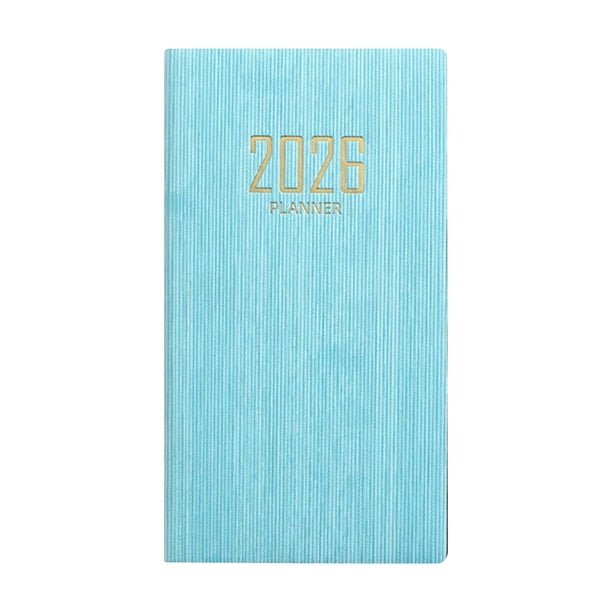 Planificador Diario Cuaderno A6 Mini Cuaderno Organizador Plan Diario Cuaderno Diario de Viaje