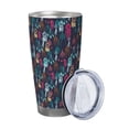 thumbnail image 2 of Rocae Colorful Dreamcatcher1 for 20 Ounces Stainless Steel Insulted Tumbler Car Cup Drink Mug Inspirational Graduate Present-Straw Two-piece Set, 2 of 8