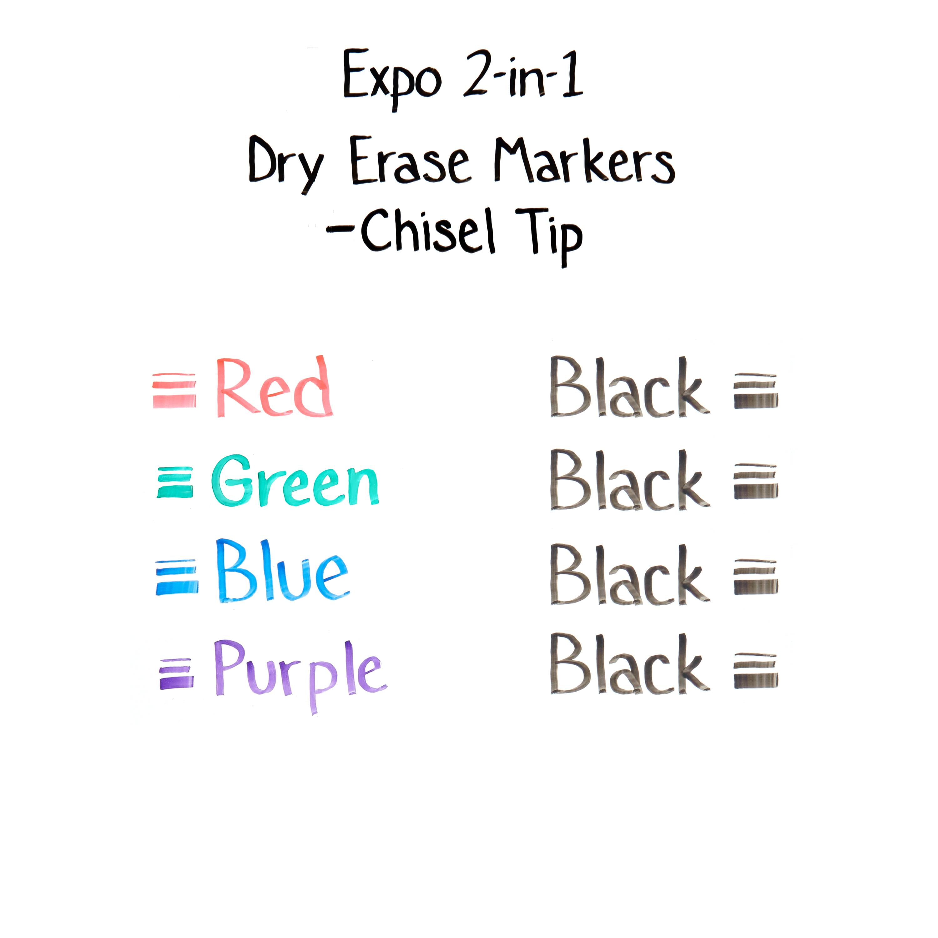 Expo Dual-Ended Dry Erase Marker Set - Artist & Craftsman Supply