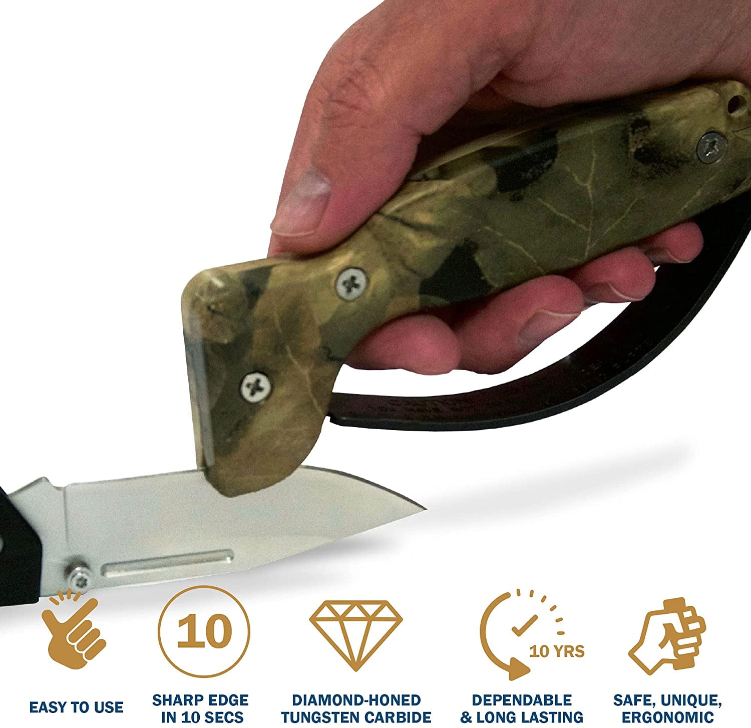 AccuSharp Knife Sharpener Plastic OD Green [FC-015896000089] - Cheaper Than  Dirt