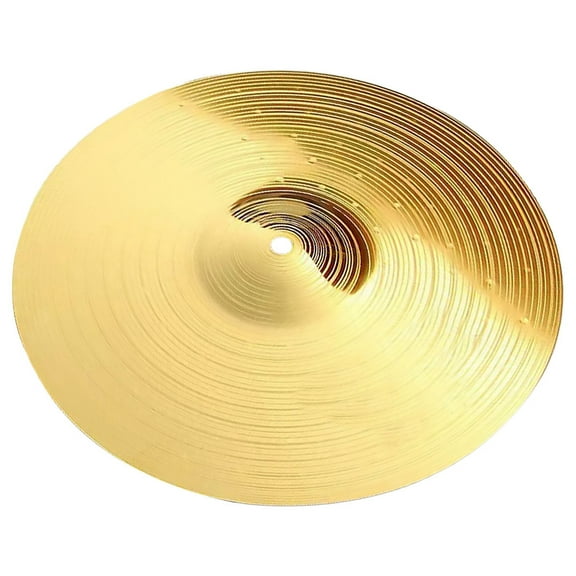 ETHZZLE Golden Metal Drum Set Crash Cymbal for Jazz, Practice, and Performance Use