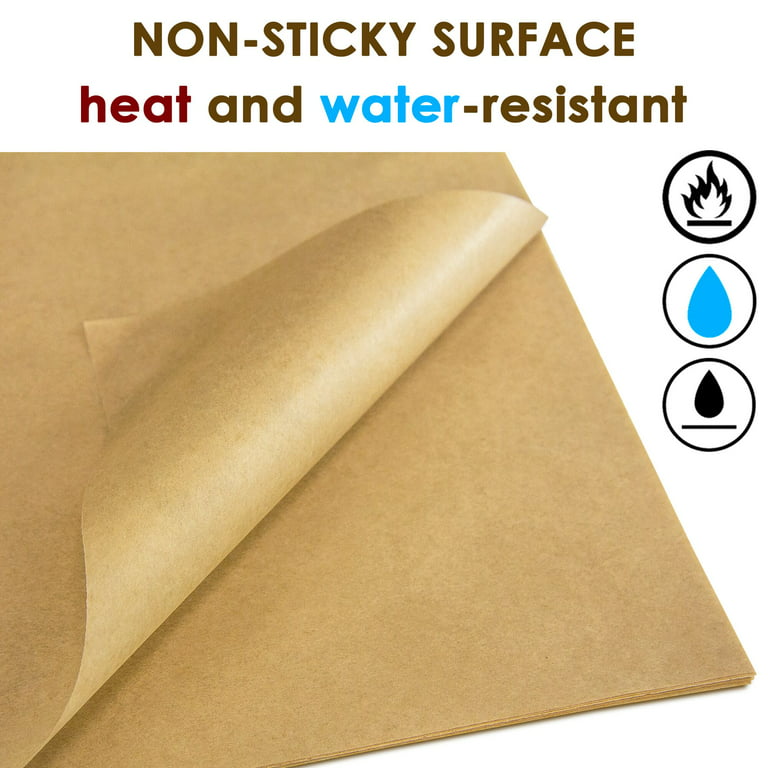 12x12 Kraft Grease Resistant Sandwich Wrap, USA Paper NGRS112