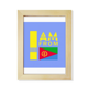 thumbnail image 1 of Soy de Eritrea Escritorio de madera Arte Pintura 7x9 pies Marco de foto, 1 of 4