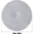 thumbnail image 2 of 6 Pcs Sets de Table, Sets de Table Tressés Résistants à la Chaleur, 2 of 4