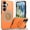 Orange, variant on REQO for Samsung Galaxy S26 Case:Compatible with Mag-Safe with【2 Packs】 HD Screen Protectors,Built-in Kickstand,Dual Layer Shockproof,Heavy Duty14FT Military Grade Protection for S 26 5G