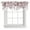 Navy blue, date red, variant on Tie Up Valances for Windows, Purple Leaves Adjustable Valance Curtains Window Treatment for Living Room/Bedroom Windows, Summer Botanical Rod Pocket Kitchen Curtains & Drapes 42x18 Inch