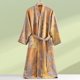 thumbnail image 1 of Batas de baño de gasa de doble capa, manga larga, absorbente, para parejas, Yukata, ropa de casa, camisón de señora, 1 of 4
