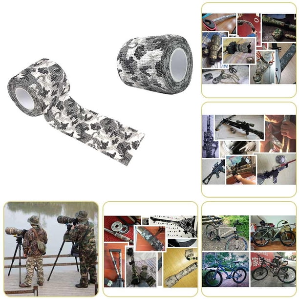 Vendaje elástico autoadhesivo antideslizante de camuflaje de primeros auxilios