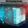 thumbnail image 4 of Polarcooling Portable Air Conditioner, Polarcooling Ac With Water Tank, Compact And Portable, Usb Charging Design, Quiet Design Purifies And Humidifies The Air, 4 of 7