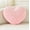Pink, variant on Petrella Throw Pillows Heart Pillow Cute Fuzzy Pillows For Bed Livingroom Home Decor Cushion Decorative Aesthetic Preppy Pillows Pink Small 13"x10"