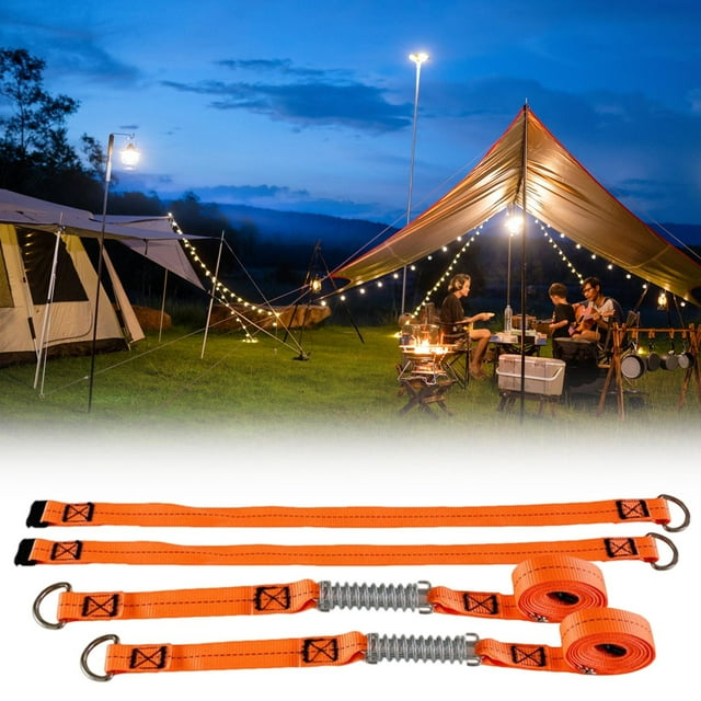 RKSTN Tent fixing belt Outdoor Tent And Trampoline Anchoring Kit WithAdjustable Straps