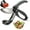 Black, variant on Salad Scissors with Double Blades, Lettuce Chopper for Chopped Salad, Green