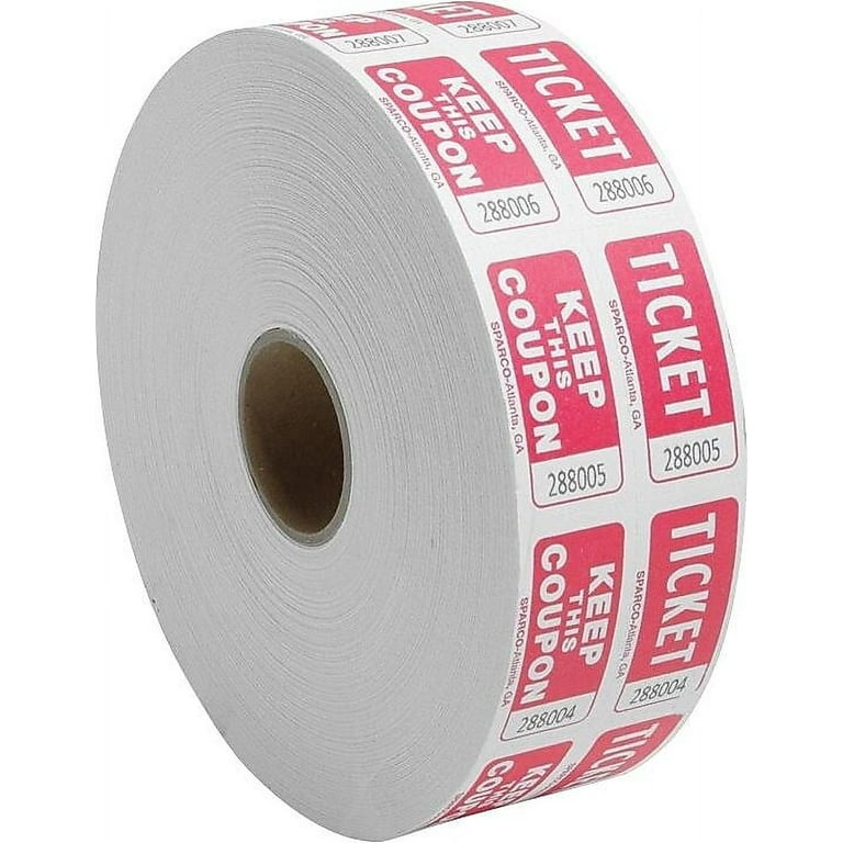 Sparco Roll Tickets - Blue - 2000/Roll Sparco Roll Tickets - Blue - 2000/Roll