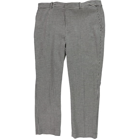 Ralph Lauren Womens Cropped Casual Trouser Pants, White, Plus Size, 16W