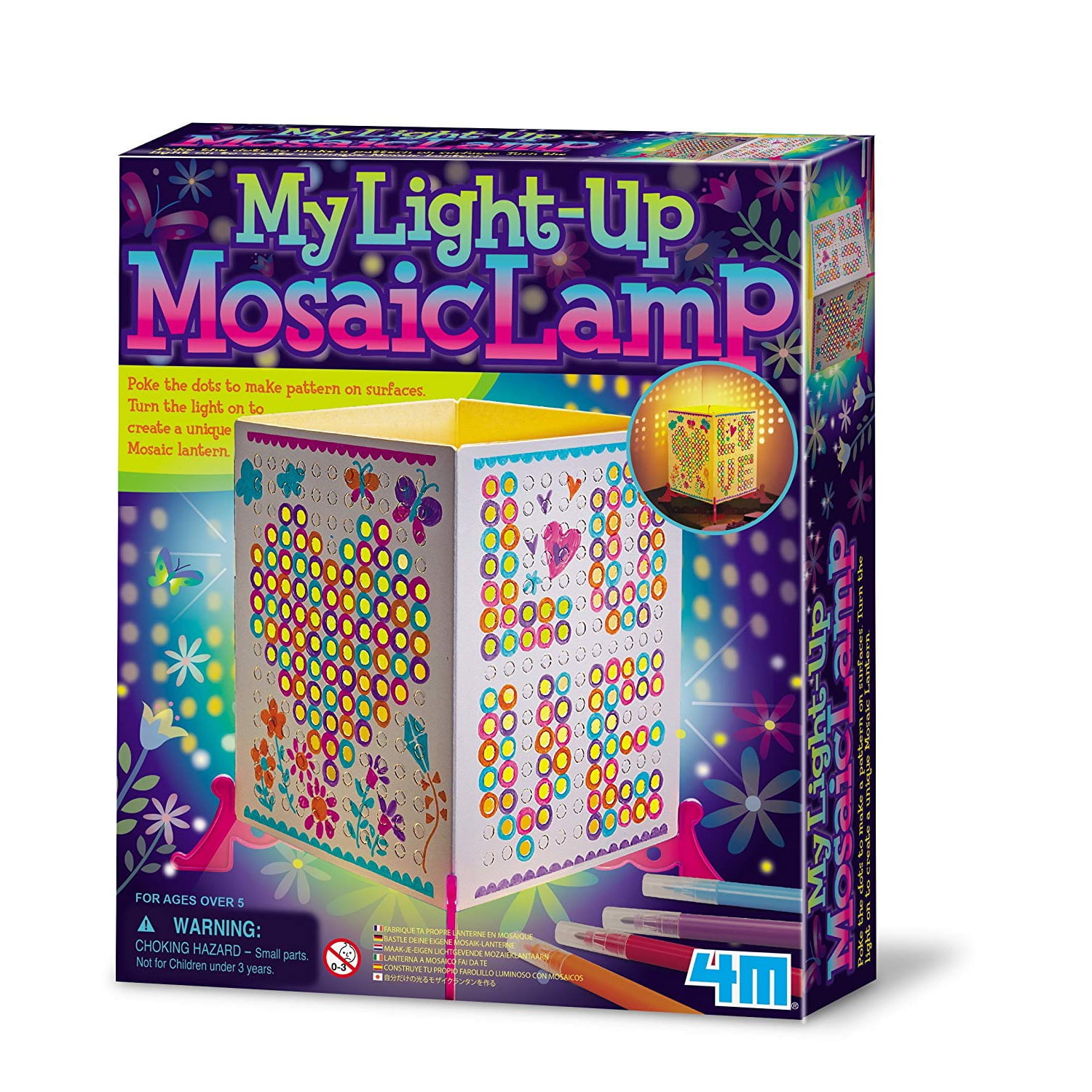 4M Make Your Own Mosaic Lamp Kit