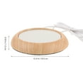 thumbnail image 2 of KAKOWELY Cup Heater Usb Heating Mat Iron Shell Temperature Control Meeting Room 1 Set, 2 of 8