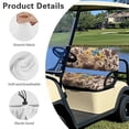 thumbnail image 5 of Garronmavis Highland Cow Golf Cart Seat Covers Universal Fit All Brand, Breathable Soft Polyester Fabric Split Backrest Front Seat Cover for Daily Use and Enhance Interior Beauty, 5 of 6