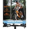 thumbnail image 4 of Qlife Racer Step-Over Mountain eBike for Adults, Max 28MPH 48V10.4Ah 500W Removable Battery Lightweight Electric Bike, 27.5" E-MTB, Orange, 4 of 5