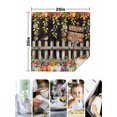 thumbnail image 4 of Fall Pumpkins Cloth Napkins Set of 8 Reusable Dinner Napkins, Autumn Leaves Thanksgiving Country Fence Cocktail Napkin Washable Table Napkins for Wedding/Holiday Party/Baby Shower 20"x20", 4 of 7