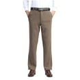 thumbnail image 2 of S-4X Big & Tall Dress Pants for Men with Pockets Plus Size Corduroy Work Trousers Business Casual Solid Color Straight Leg Mid Waisted Office Pant, 2 of 5