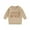 Khaki, variant on Baby Easter Sweater, 3 6 9 12 18 24M Long Sleeve Crew Neck Embroidery Letters Winter Warm Knit Pullover