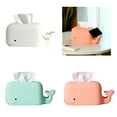 thumbnail image 2 of Necvior Large Capacity Silicone Tissue Box Cover Whale Shaped Napkin Dispenser Elegant Tissue Holder with Detachable Bottom, 2 of 15