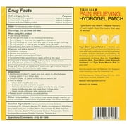 Tiger Balm Pain Relieving Hydrogel Stretchable Patch, Large, 4ct, 6-Pack