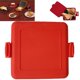 thumbnail image 1 of Microwave Toastie Maker, Microwave Toastie Sandwich Maker, Micro Munchy Microwave Toastie Maker, Fast Time Saving Microwaveable Press Toaster, No Electricity, Wireles (Red), 1 of 5