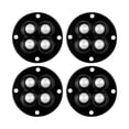 thumbnail image 4 of 4 piezas de ruedas giratorias giratorias para caja de almacenamiento perlas de pegamento negro Zulema rodillo de ricino, 4 of 8