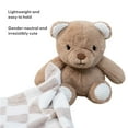 thumbnail image 5 of The Peanutshell Benny Brown Teddy Bear Plush Blanket Gift Set with Baby Blanket & Stuffed Animal, 2-Piece, 5 of 6
