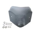 thumbnail image 2 of Parabrisas de motocicleta Deflector de viento de motocicleta Versátil Profesional Práctico gris, 2 of 9