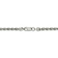 thumbnail image 3 of Primal Silver Sterling Silver 4.3mm Solid Rope Chain Bracelet, 3 of 6
