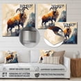 thumbnail image 4 of Designart "Capricorn in the Celestial Realm II" Animals Metal Art Print, 4 of 5