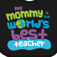 thumbnail image 4 of Inktastic Teacher Mommy for Son Boys or Girls Baby Bib, 4 of 4