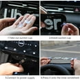 thumbnail image 3 of Led Light Signs for Car, Blue Taxi Sign Light Windshield, Glow LED Sign Decal Stickers w. Suction Cups Flashing Hook on Car Window LED Bright Lights USB Plug for All Cars, 3 of 6