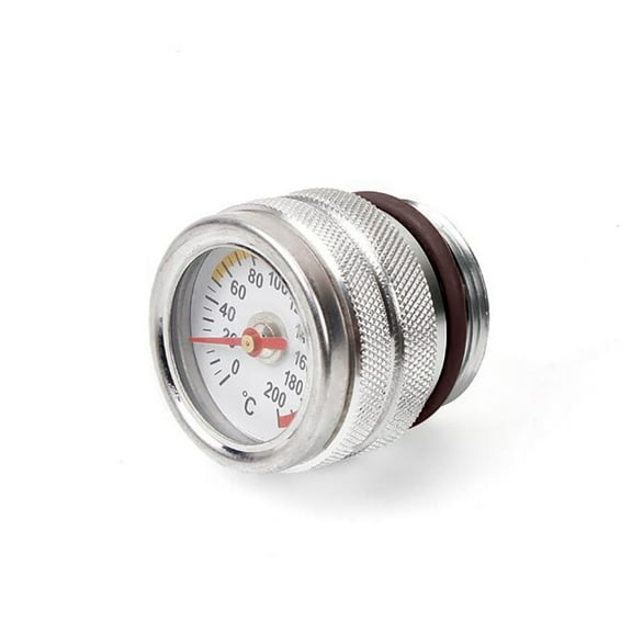 Engine Oil Temperature Gauge Motorcycle Oil Temperature Gauge Replacement Parts Compatible fit 1987-1998 Kawasaki 650 Silver