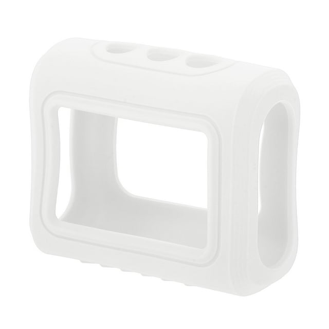 Funda de silicona, compatible con JBL Go 3 Go3, funda protectora portátil de gel flexible de goma para viajes. blanco
