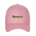 thumbnail image 2 of Daxton USA States Classic Structured Golf Dad Hat Cap, Pink Hat Brooklyn, 2 of 4