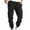 Black, variant on Ganfancp Men's Chinos Pants Cool Pants Tapered Summer Thin Elastic Waist 31" Inseam Pants Slim Fit with Pockets Trendy Solid for Travel Black XL Clearance