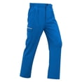 thumbnail image 4 of Glisme Men's Pants Solid Color Elastic Waist With Pockets Summer Casual Men Cargo Trousers Size M Blue, 4 of 4
