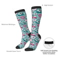 thumbnail image 4 of Yiaed Swimming Bulldog Print Great elasticity Adult Stockings Sports socks for Men and Women, 4 of 6